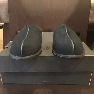 Mens Black Suede Ugg Clogs with Fur Inside Size 11 UGG® Anders for Men | UGG® main image 3